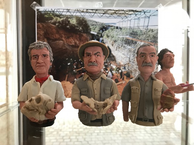 Los codirectores de Atapuerca Arsuaga, Carbonell y Bermúdez de Castro