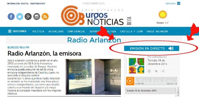 suelo Malawi Publicidad Noticias de Radio Arlanzón - Burgos Noticias | - Diario Digital de Burgos -  Información, Noticias y Actualidad