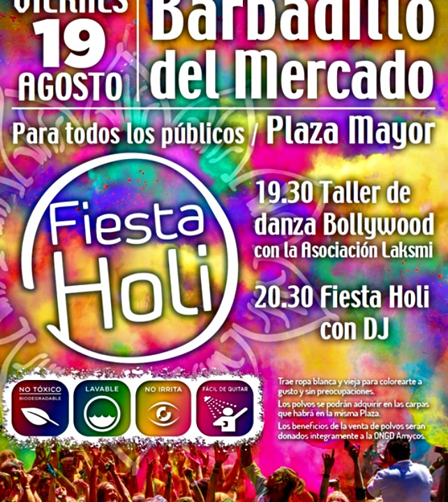 Barbadillo del Mercado se teñirá de color con la fiesta Holi