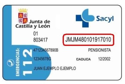 tarjeta sanitaria