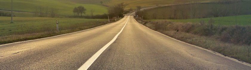carretera rural asfalto pueblo