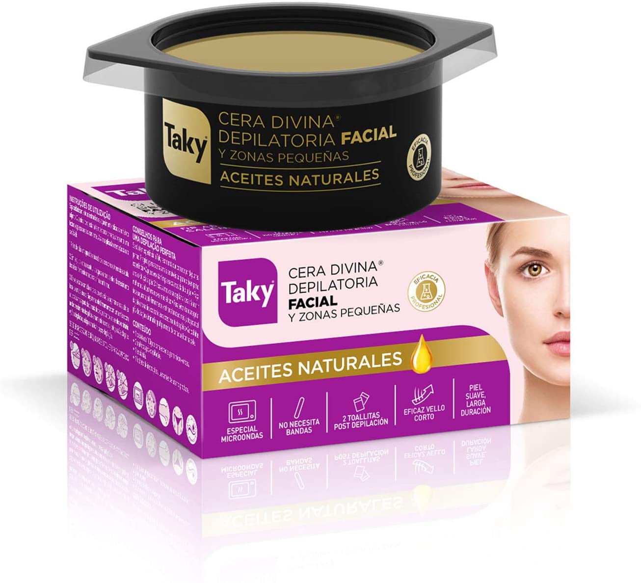 cera facial depilatoria taky retirada