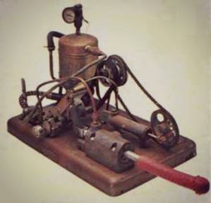 Primer vibrador de la historia. inventado por Joseph Mortimer Granville en 1870. // Wikimedia Commons