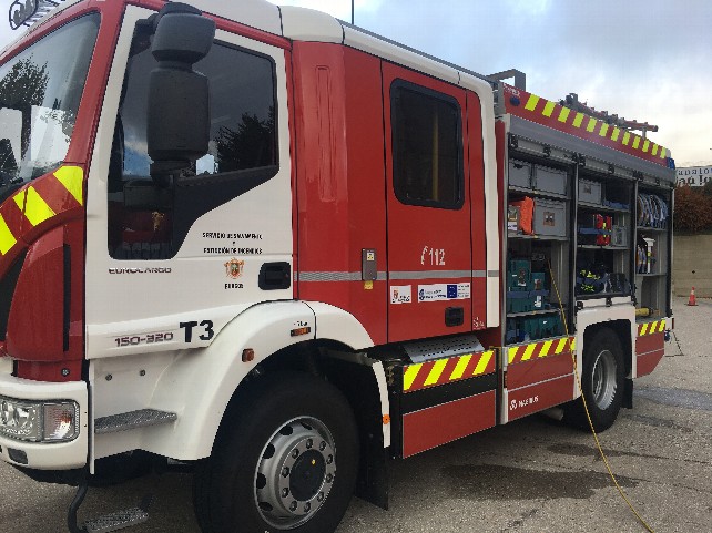 Atienden a un hombre por inhalación de humo en Burgos 