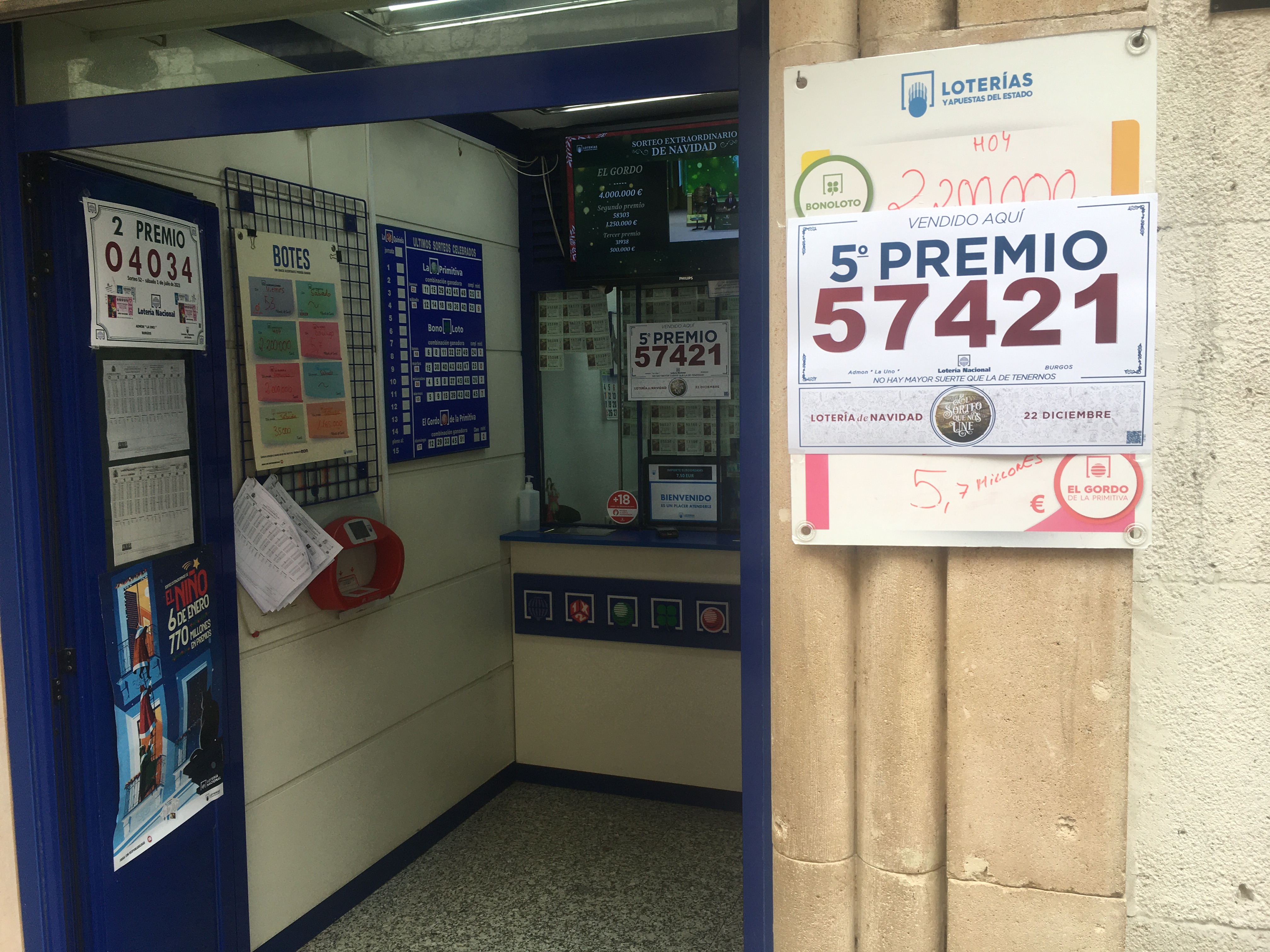 Calle Santander Administración Lotería