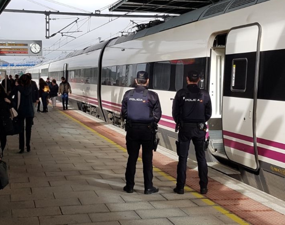 policia nacional tren