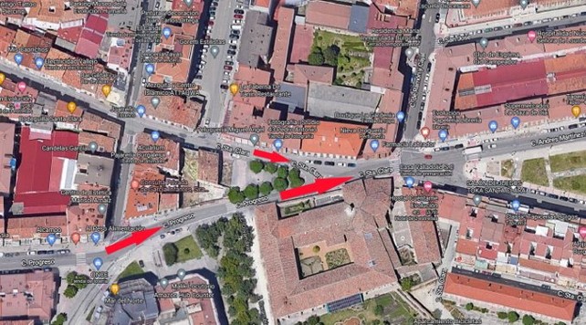 Mapa Calle Santa Clara