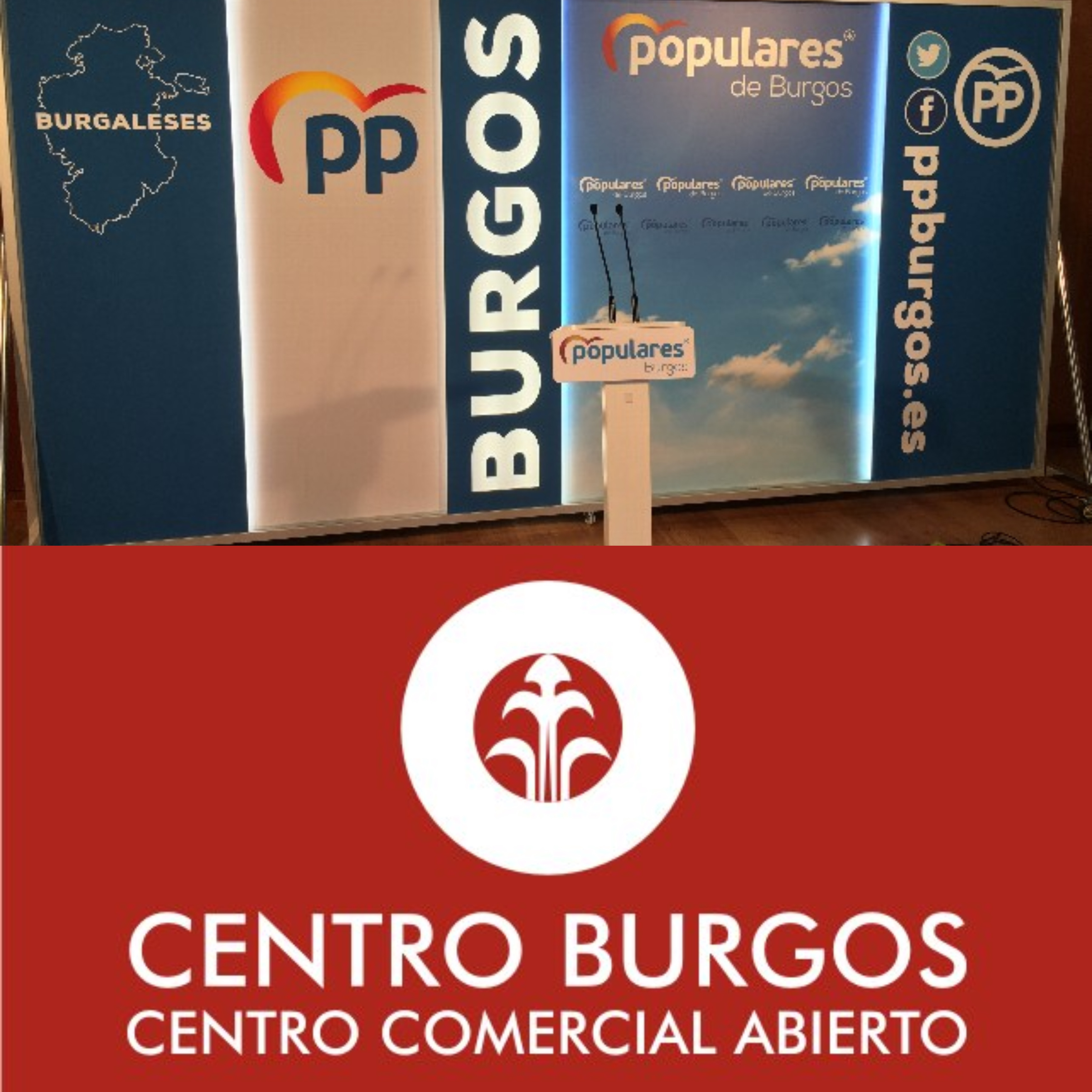 Centro Burgos Centro Comercial Abierto ft. Sede PP