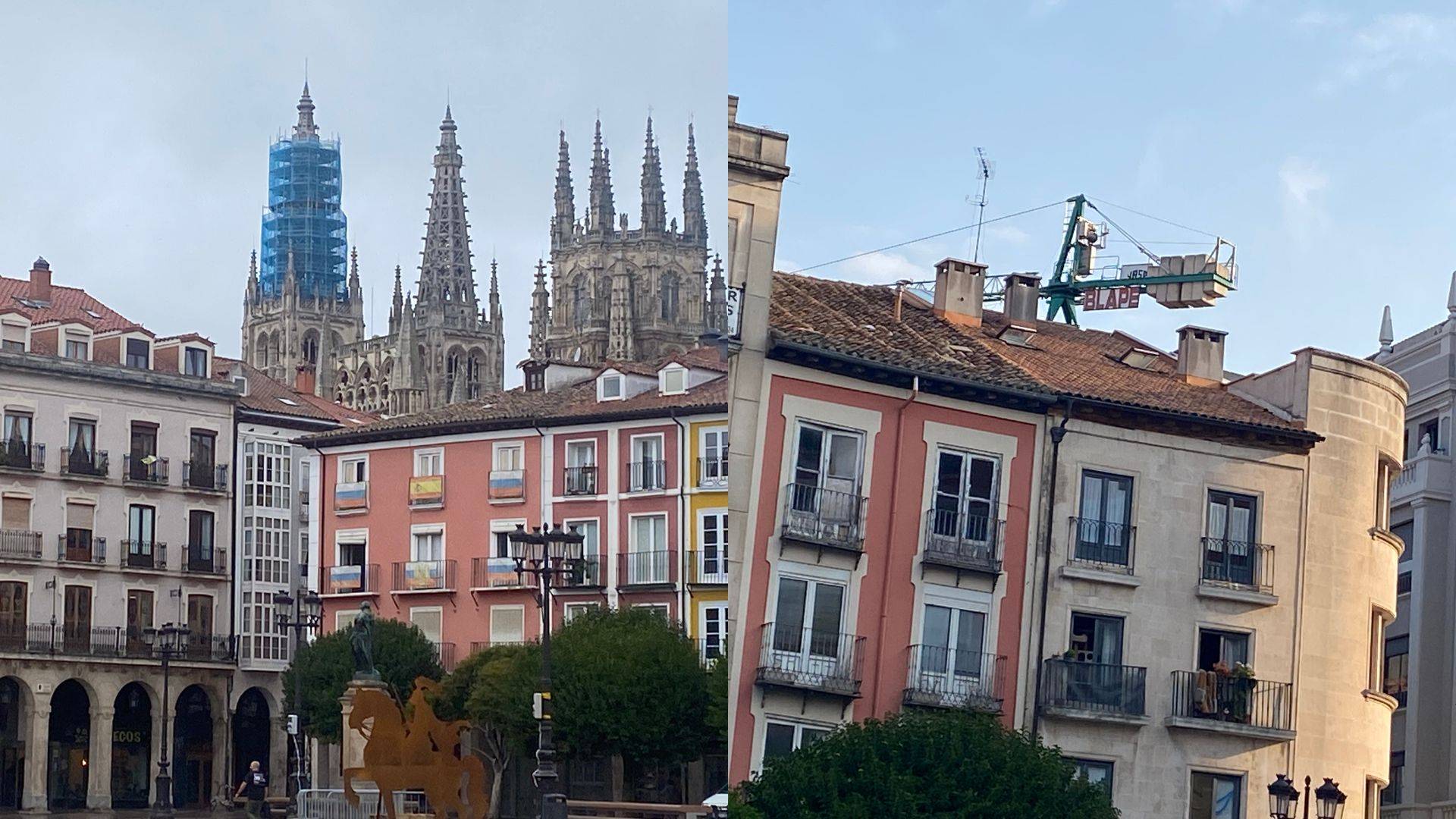 Fotodenuncia Catedral y Grua