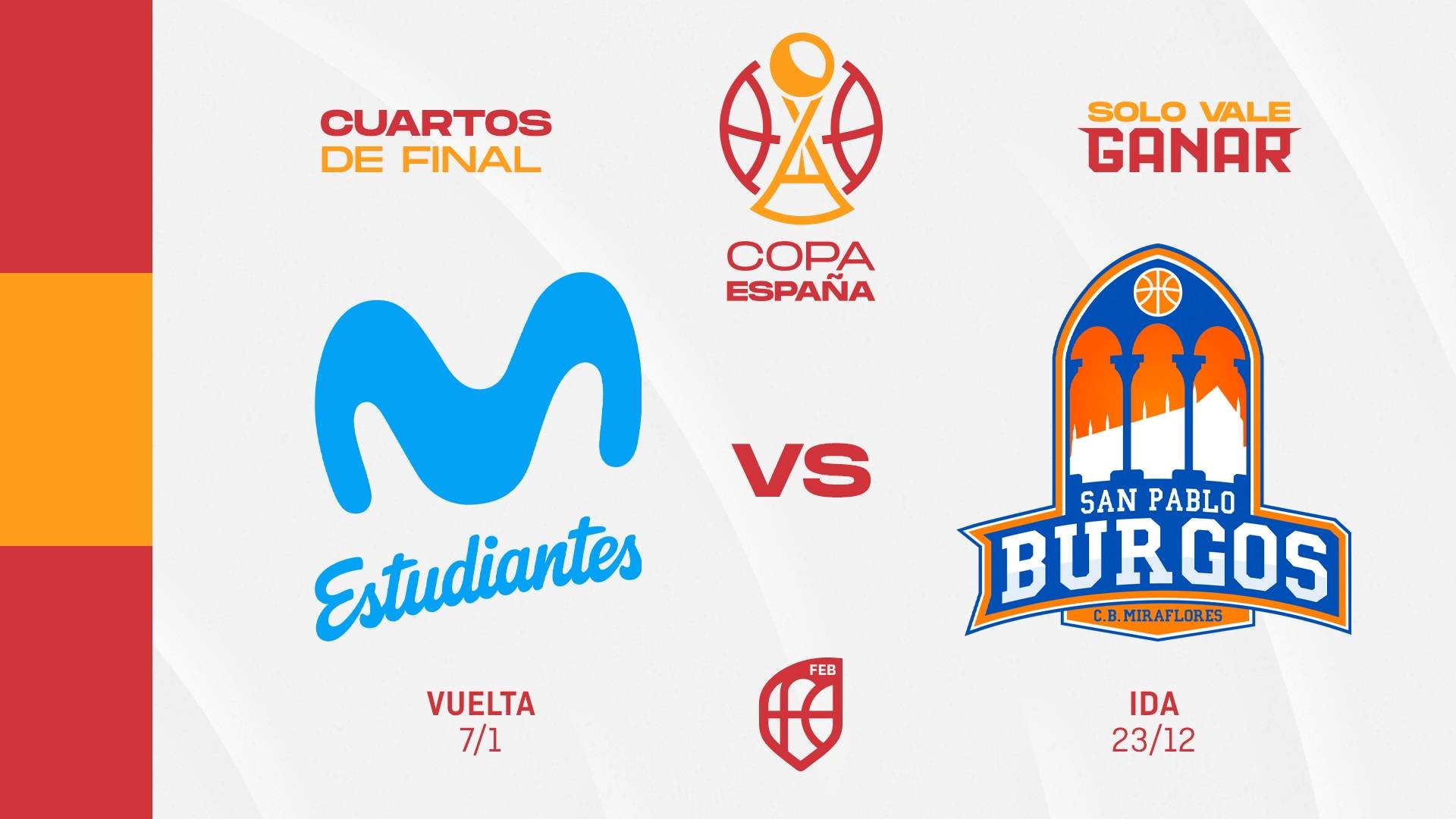 Eliminatoria cuartos de final Copa Espana