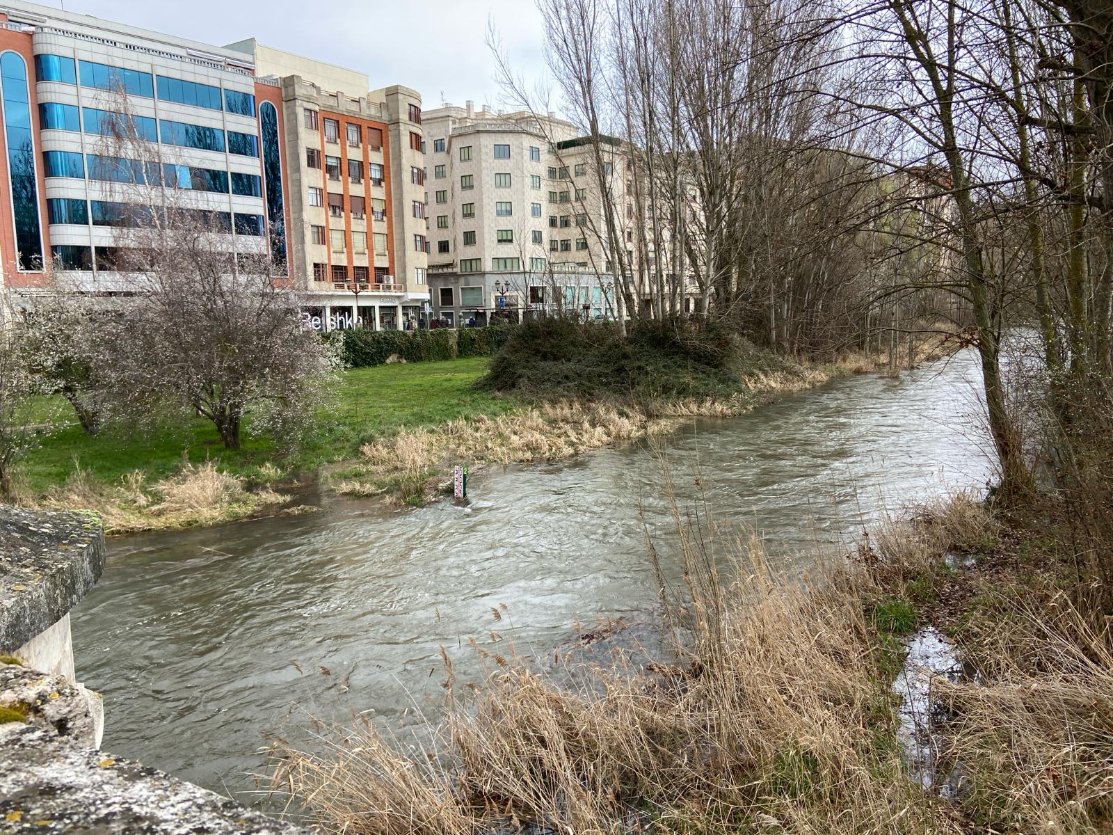 Crecida río, Arlanzón, inundación, desbordamiento