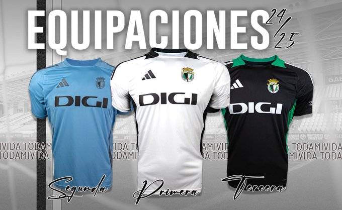Camisetas Burgos CF 2024/25