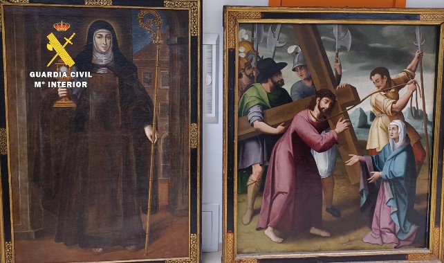 Recuperan obras de gran valor patrimonial en Burgos