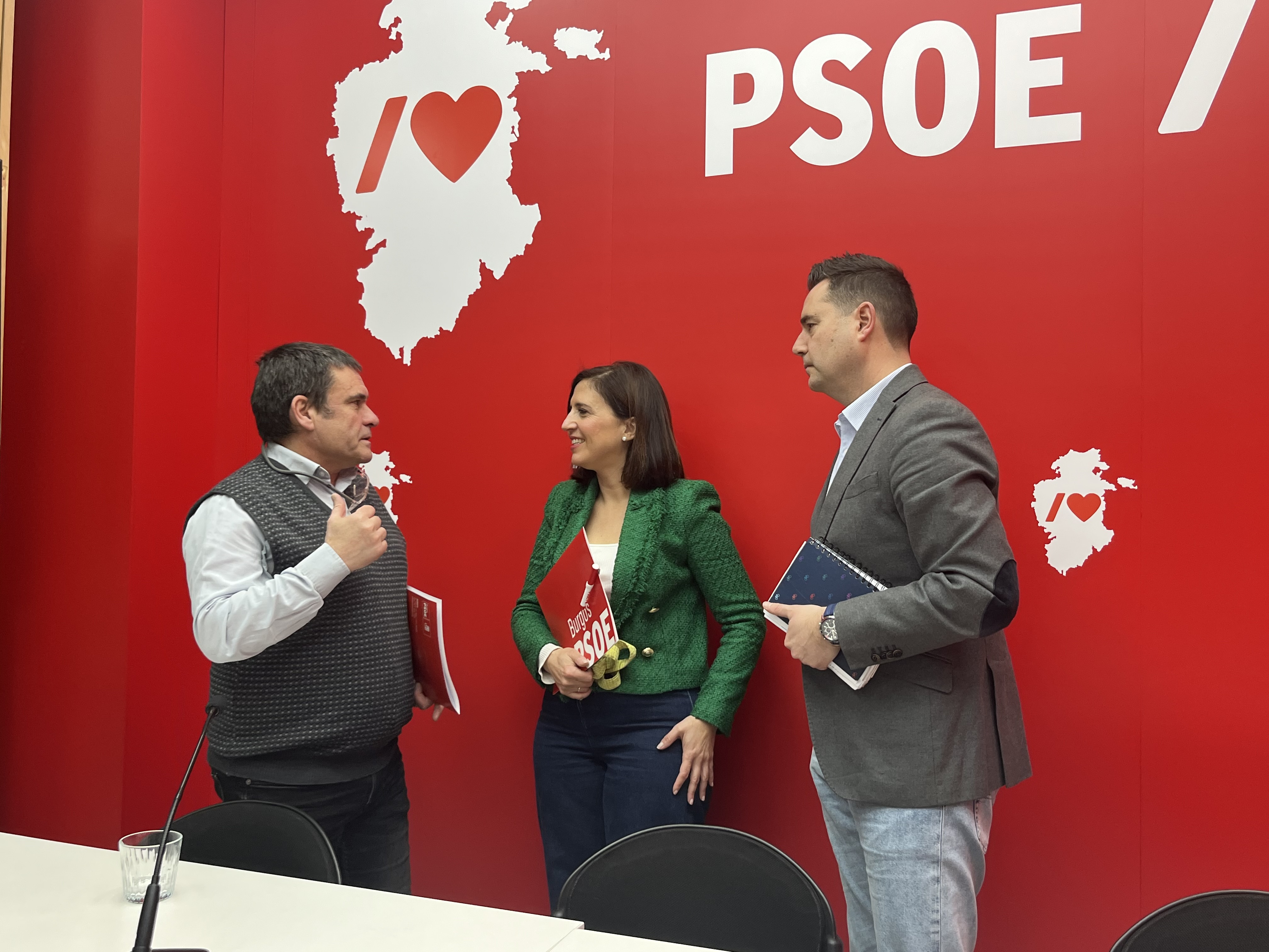 Esther Peña, Jesús Puente y Daniel de la Rosa