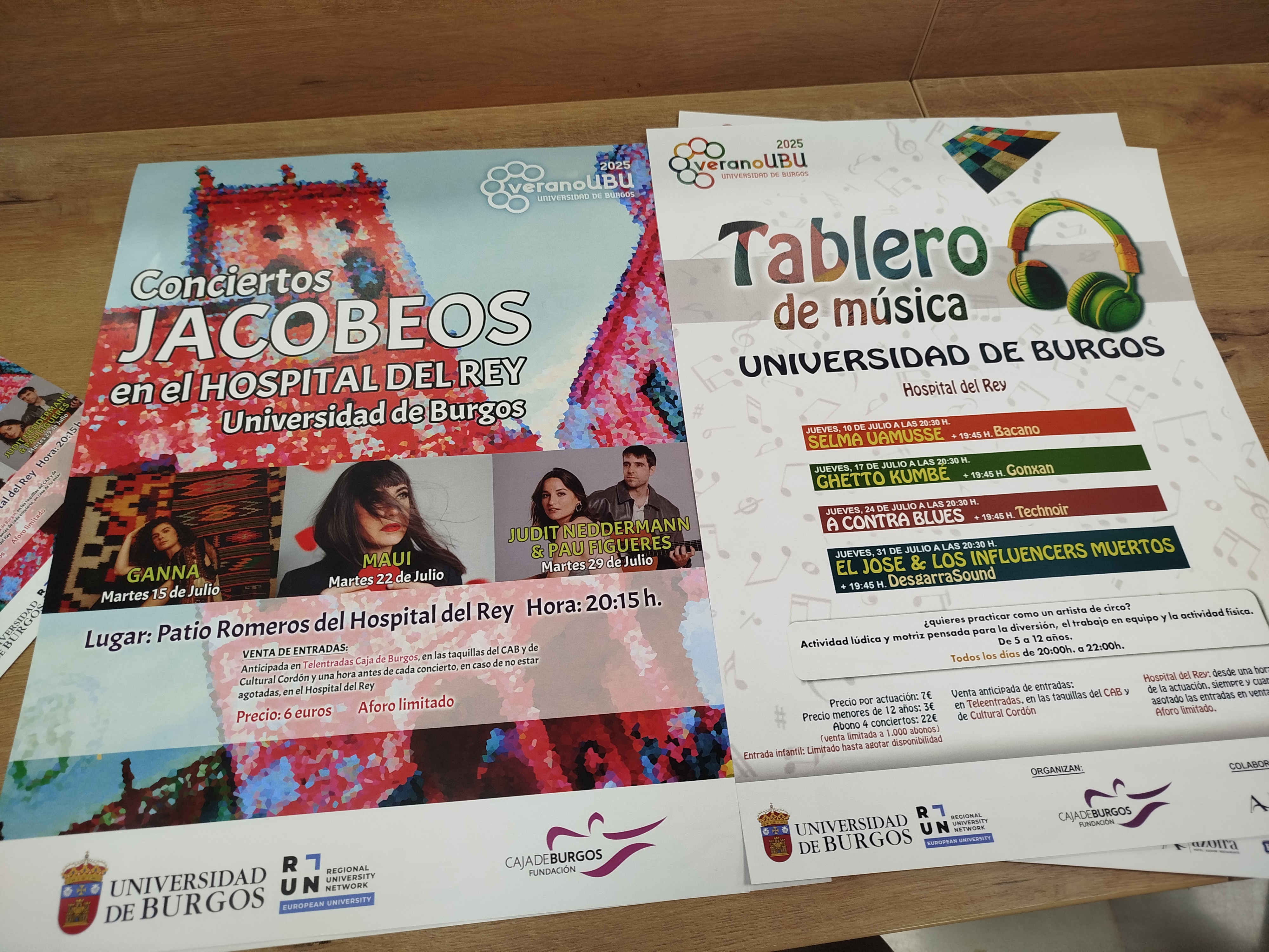 tablero y jacobeos