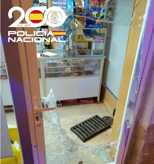 Robo tienda