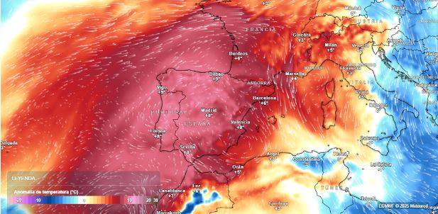 MAPA CALOR ESPAÑA