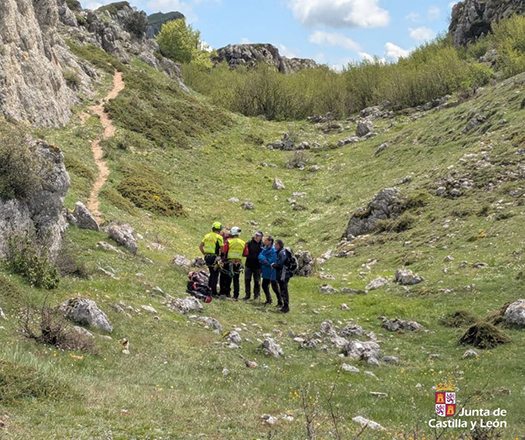 UNa zona de montaña en Soto de Bureba