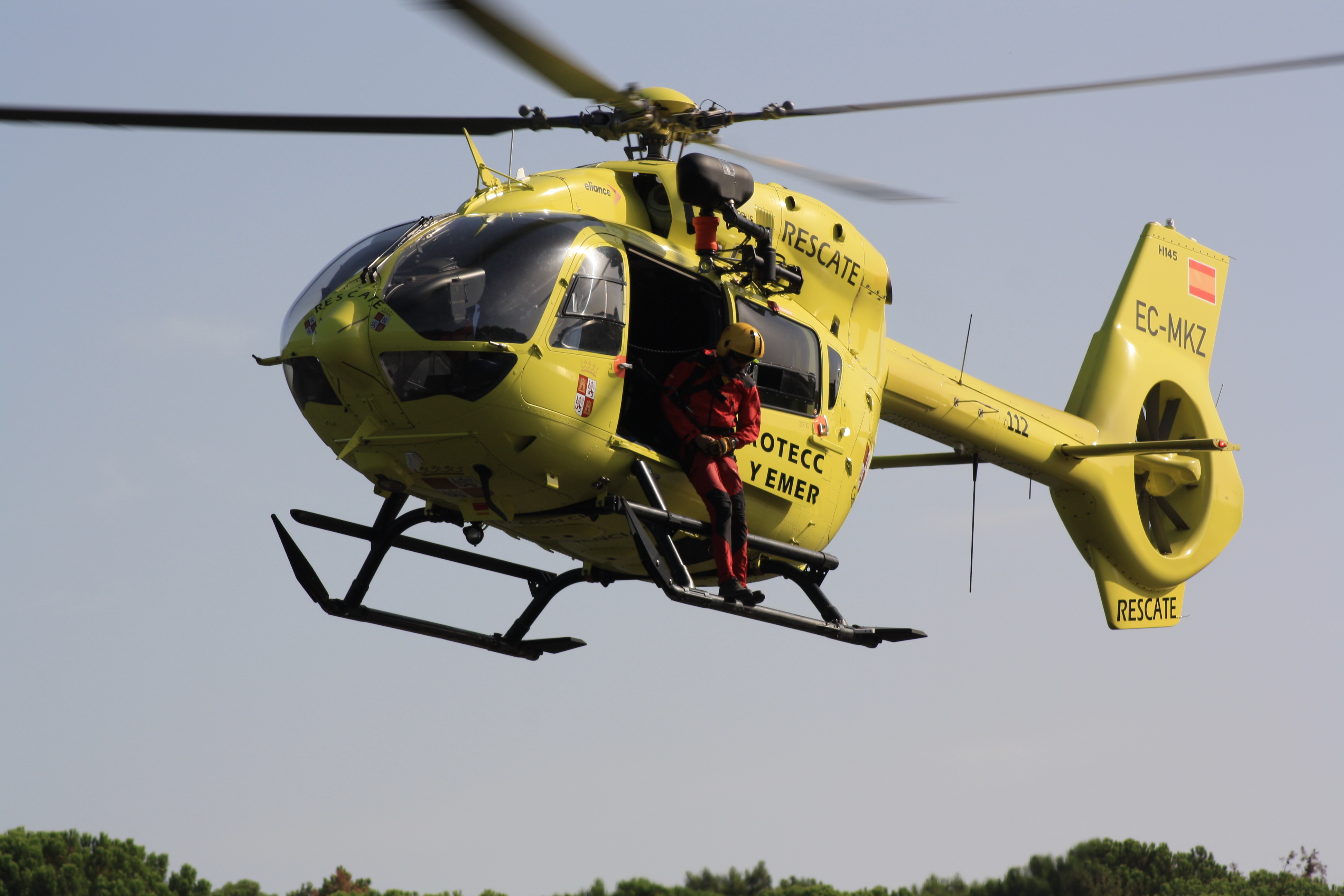 Helicóptero rescate Castilla y León