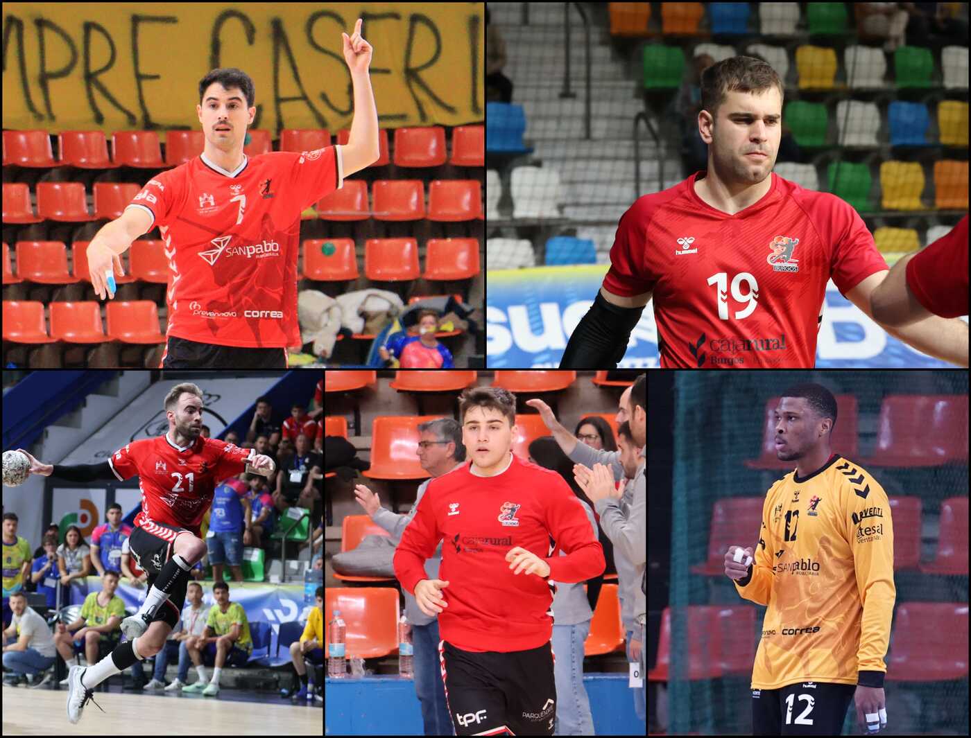 Álex Chan, Javi Domingo, Javi Rodríguez, Élcio Carvalho, Faust Talens