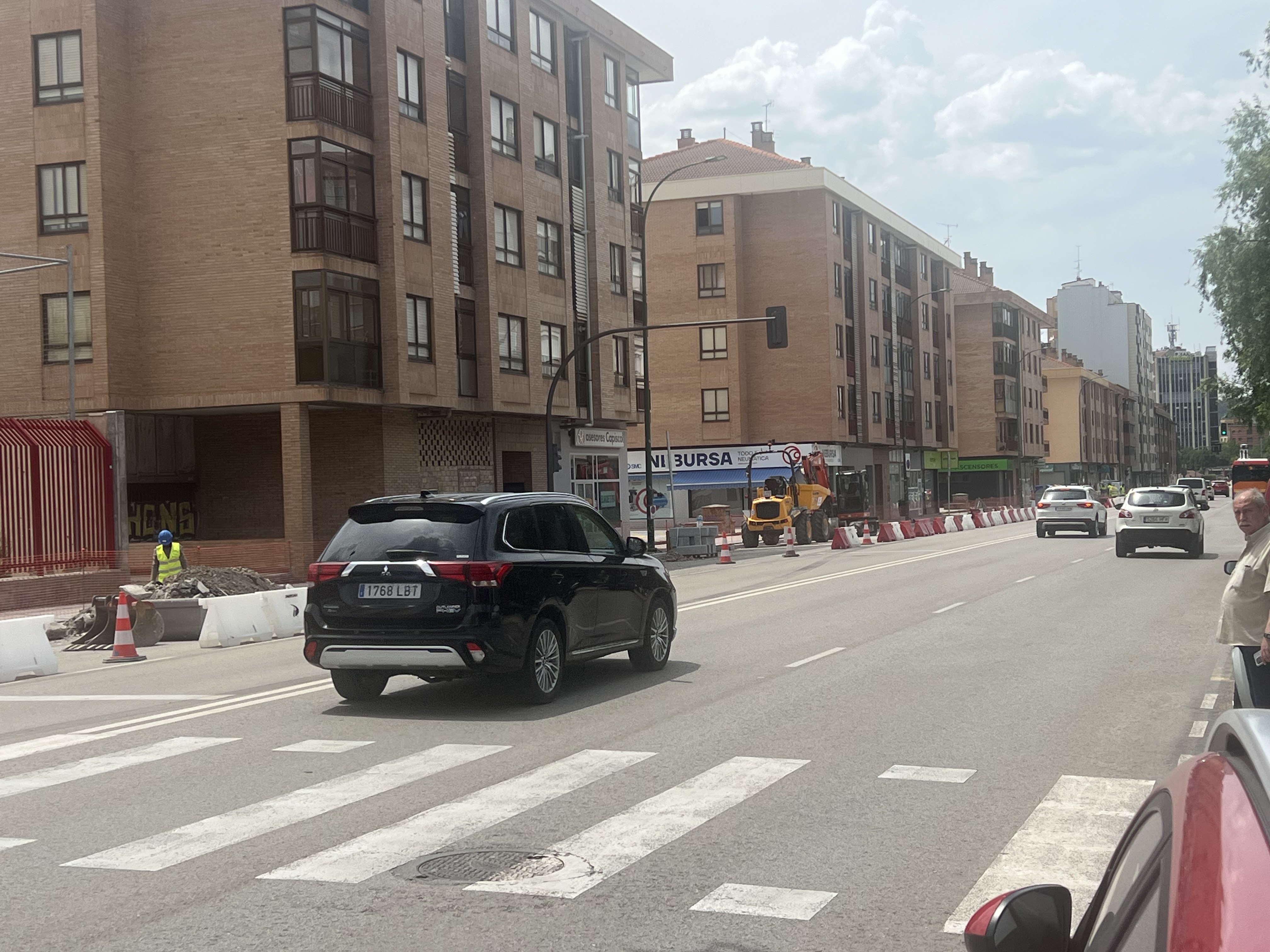 carril bici en obras infinitas