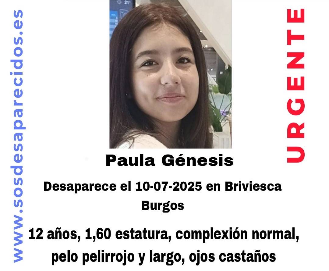 DESAPARECIDA EN BRIVIESCA