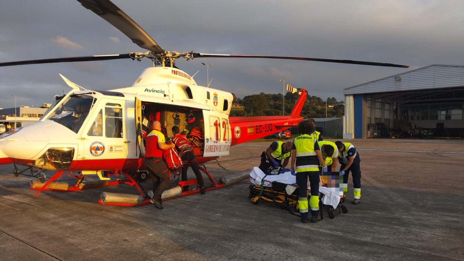 motorista herido Cantabria