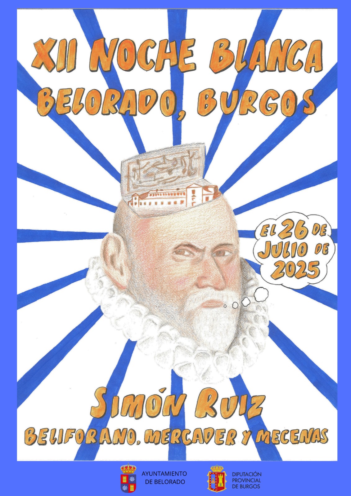 Cartel Noche Blanca Belorado 2025