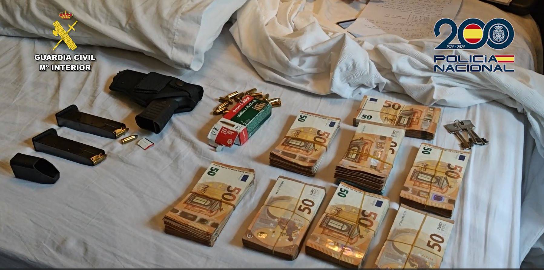 Detenidos atraco bancos territorio nacional