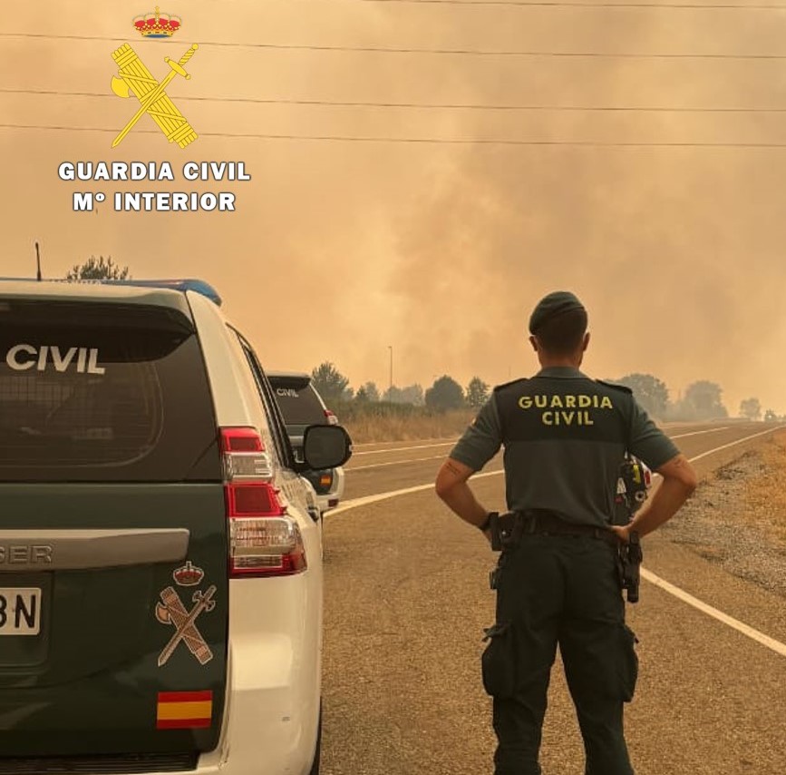 Guardia Civil incendio