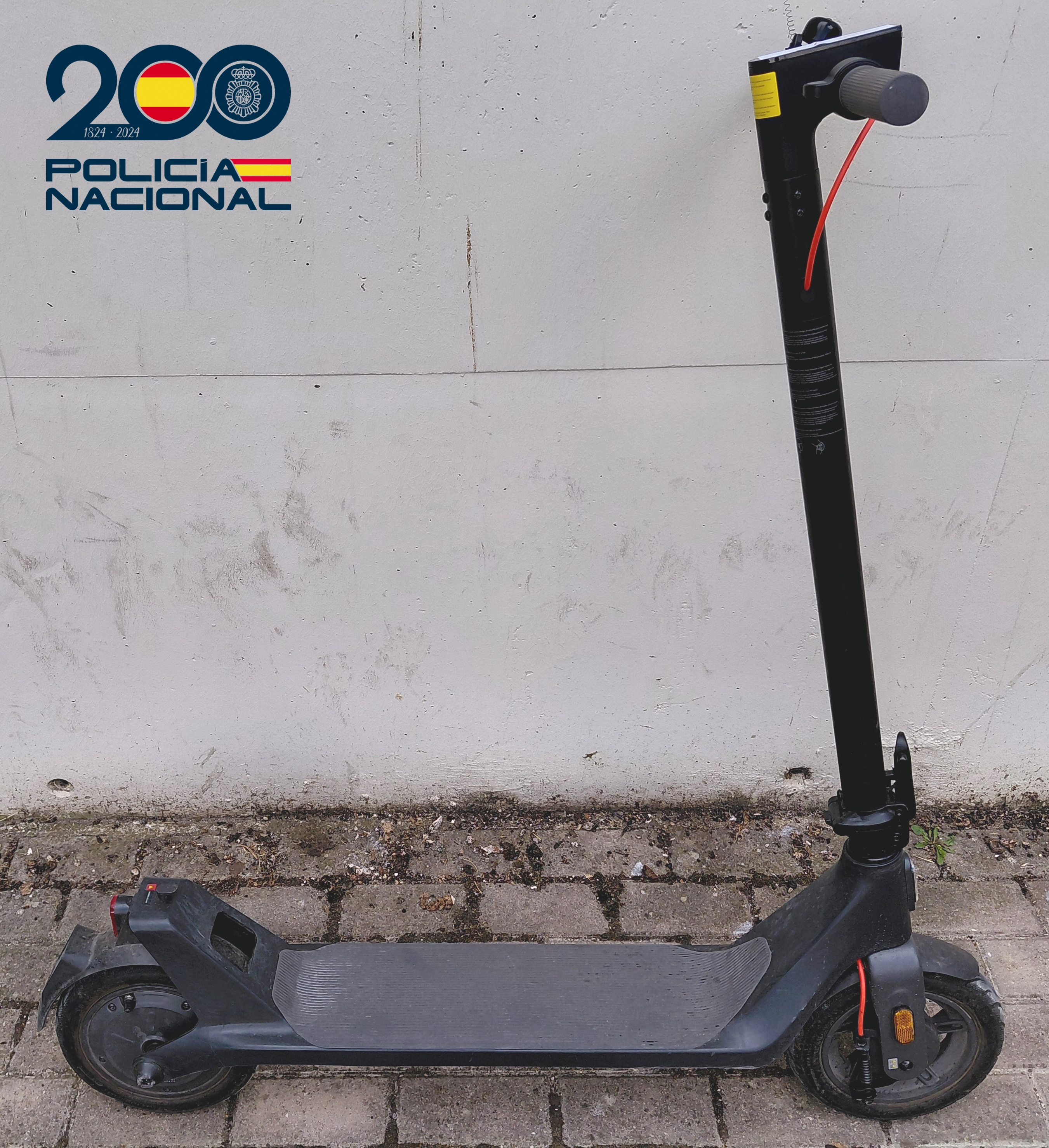 Patinete detenido robo