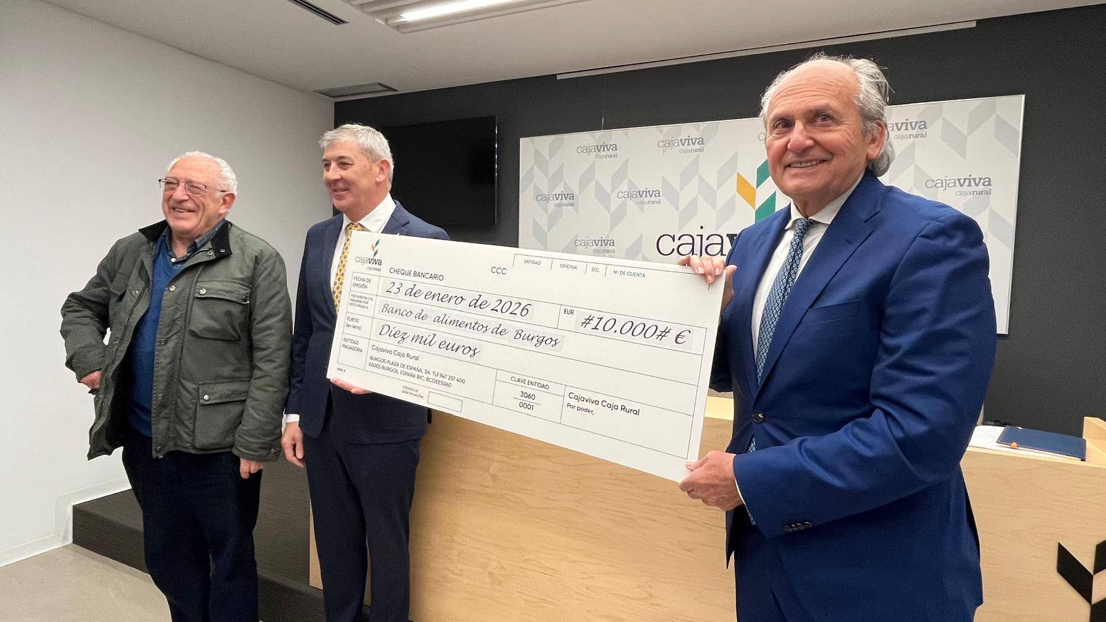 Donación Cajaviva Banco de Alimentos